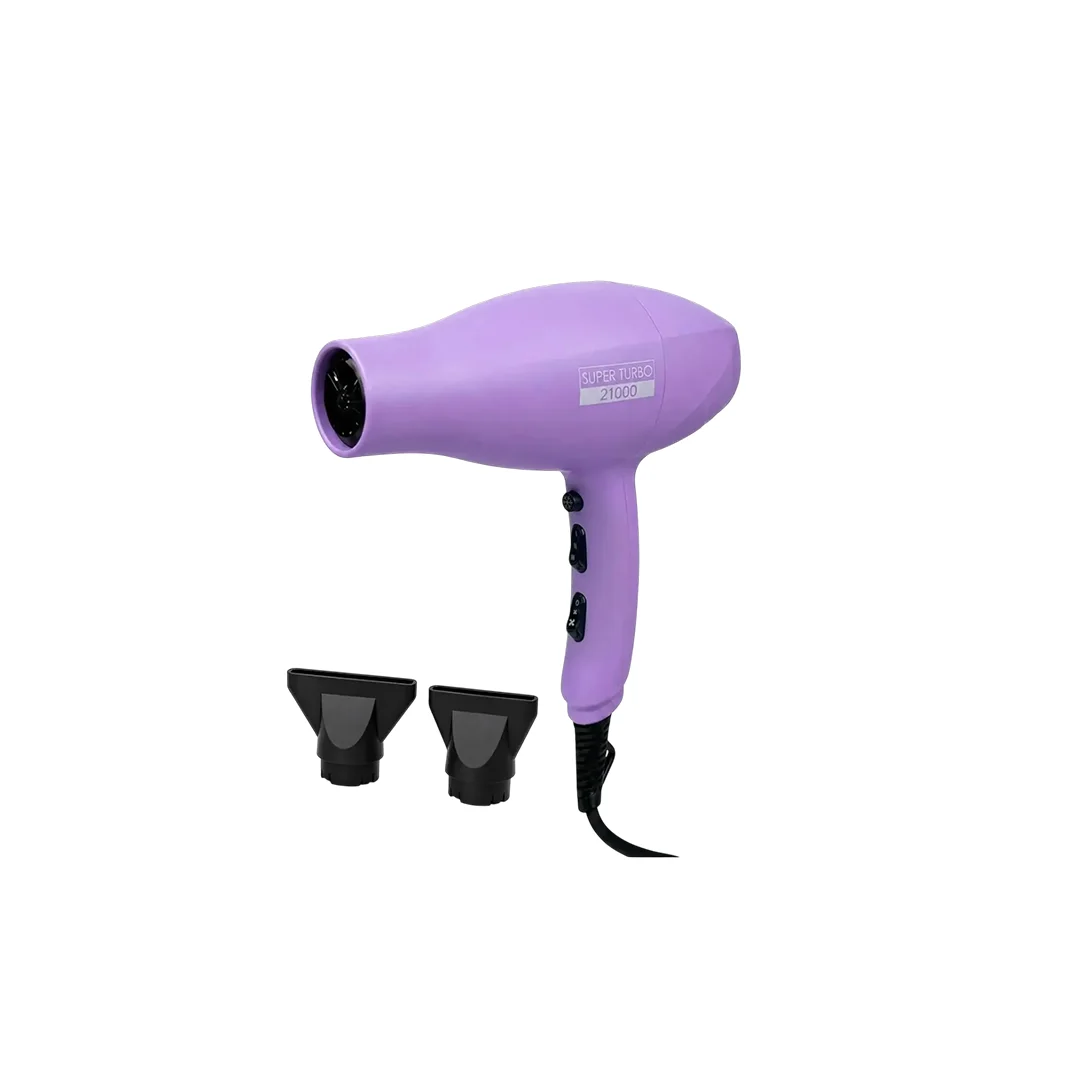 SECADOR D/CABELLO RUCHA SUPER TURBO 21000 05-03-0051 COLORS LILA