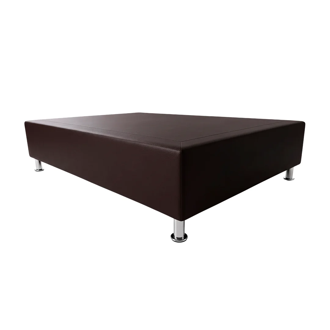 BOX MATRIMONIAL MARRON 140x190