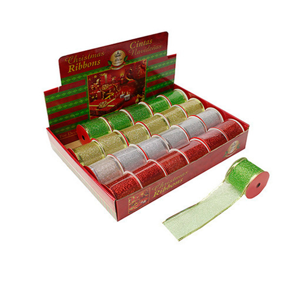 CINTA NAVIDEÑA 6CMX10YD S-4  (831-XMFE46-18029) MULTICOLOR