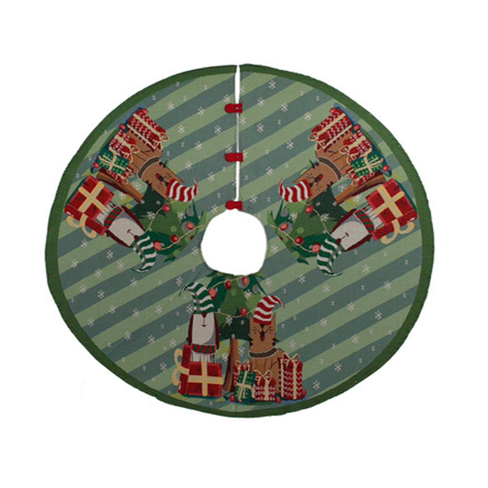 FALDA DE ARBOL (831-XMFE-17031-22F) ROJO VERDE