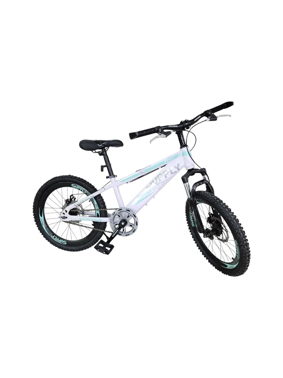BICICLETA RIN 20 MTB SUPPLY BS006 BLANCO CUADRO ACERO