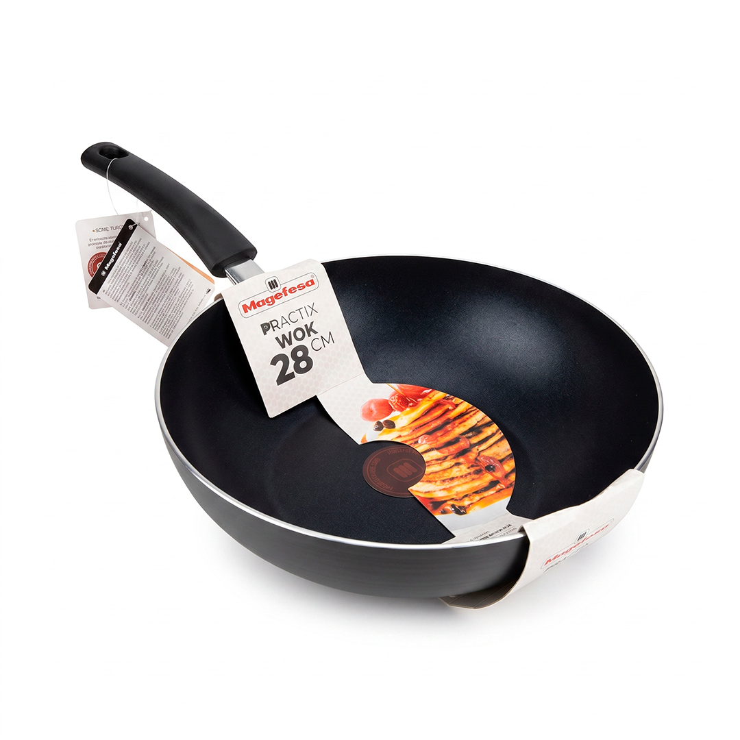 SARTEN MAGEFESA 15558 WOK 28 CM PRACTIX ANODIZADO