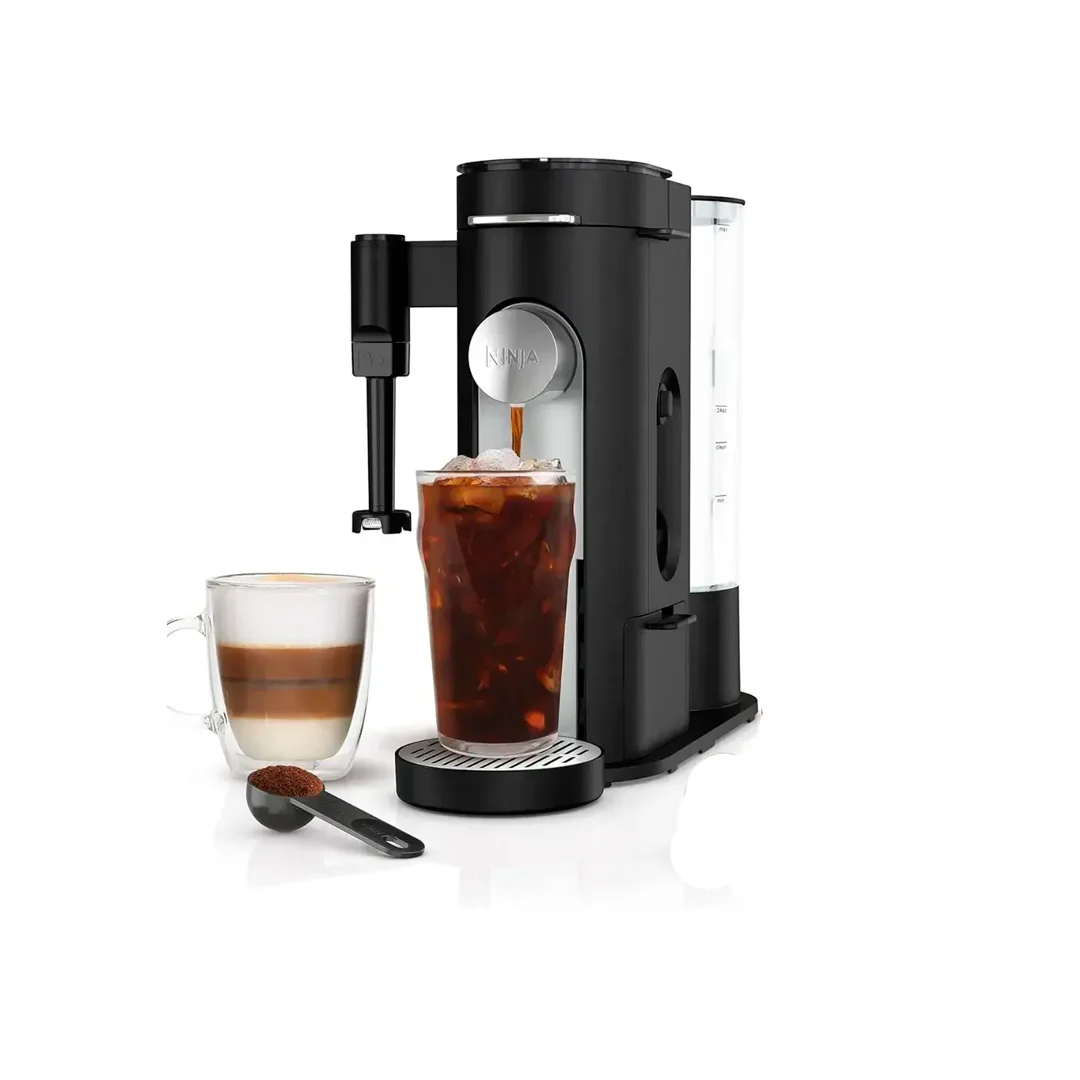 CAFETERA NINJA JC051 SINGLE-SERVE DUAL POLVO-CAPSULA NEGRO