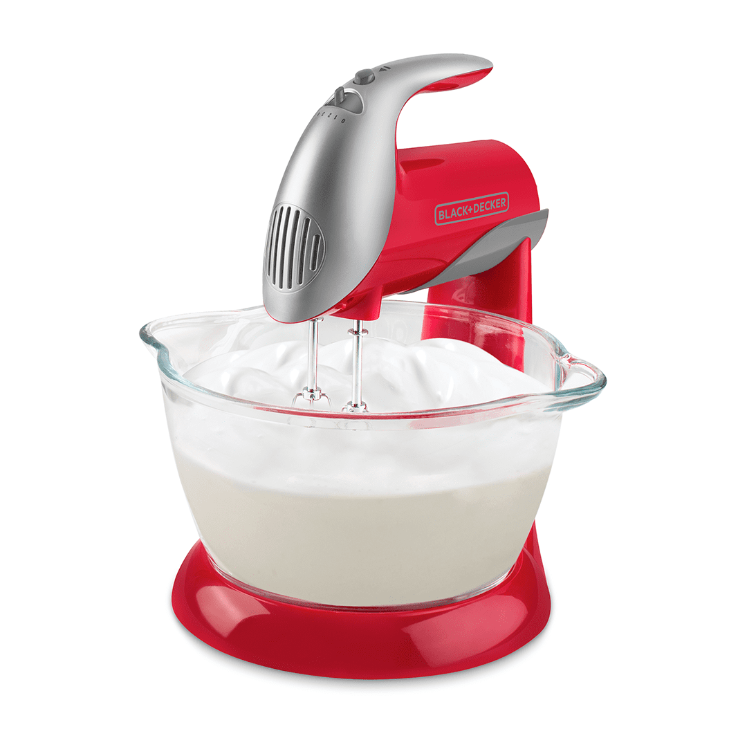 BATIDORA BLACK & DECKER  MX900R 5 VEL C/PEDESTAL 250W ROJA