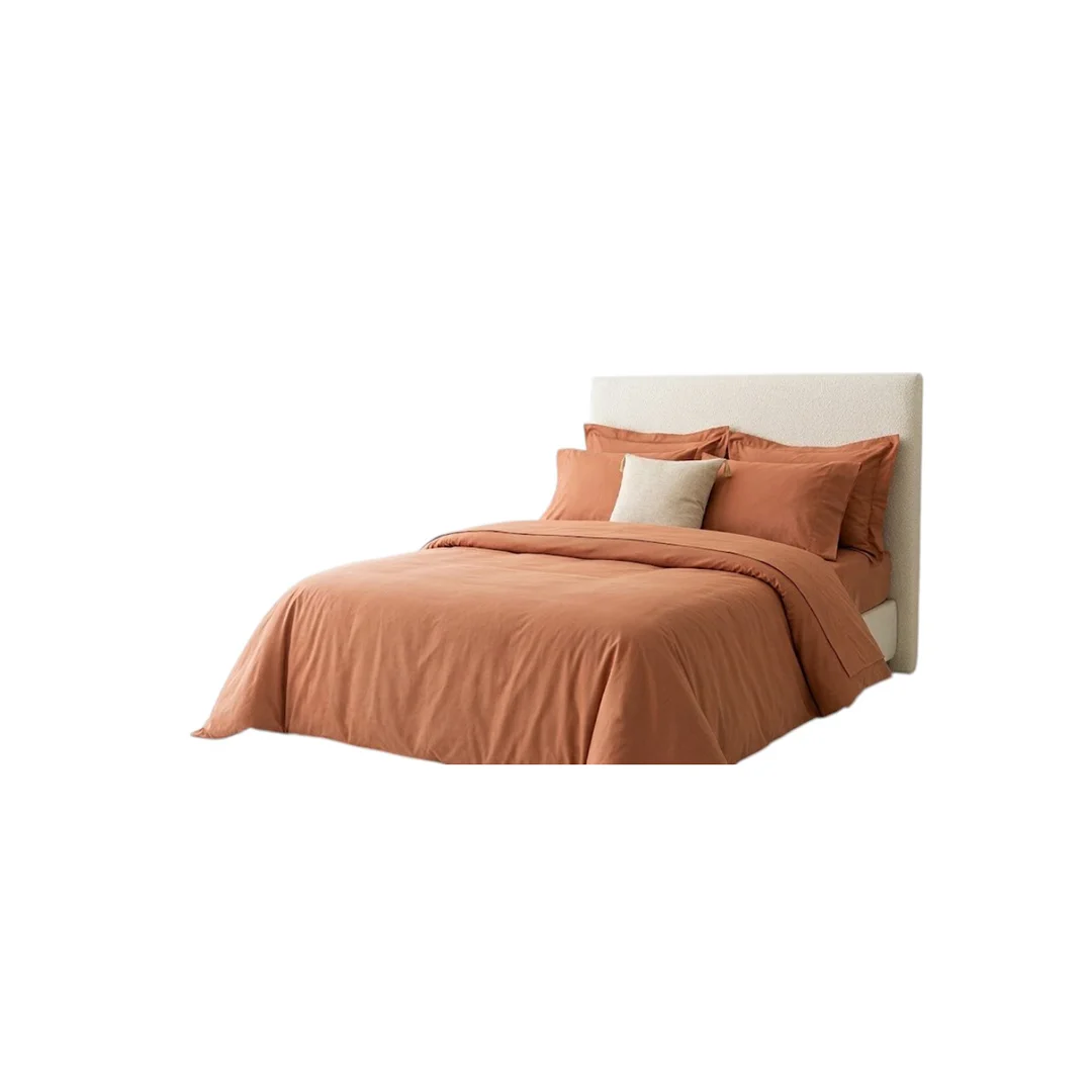 EDREDON MF MATRIMONIAL UNICOLOR LINO LADRILLO 1HM1M0619 AMA DE CASA