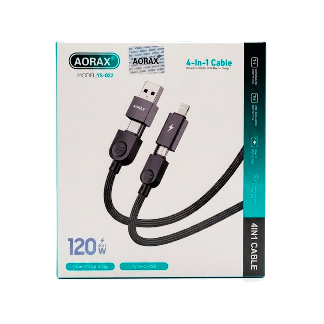 CABLE AORAX YS-022 4 EN 1 120W (3141)