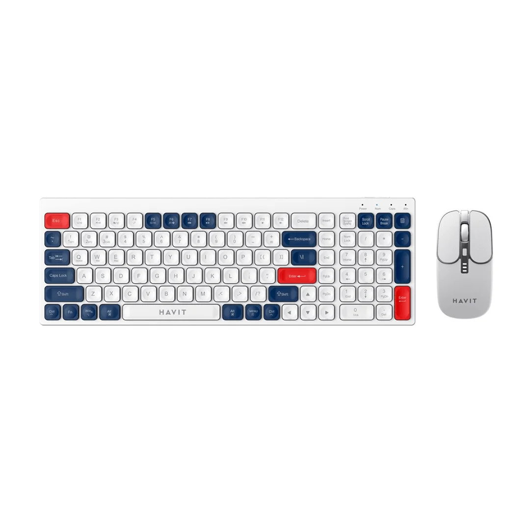 COMBO TECLADO+MOUSE HAVITINALÁMBRICO  KB830WB