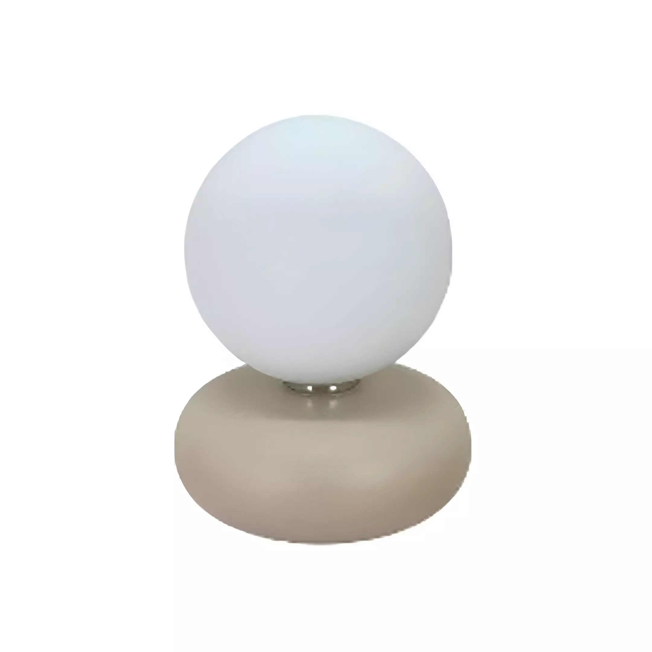 LAMPARA DE MESA 17CM 604-2404043 CREMA/BLANCO