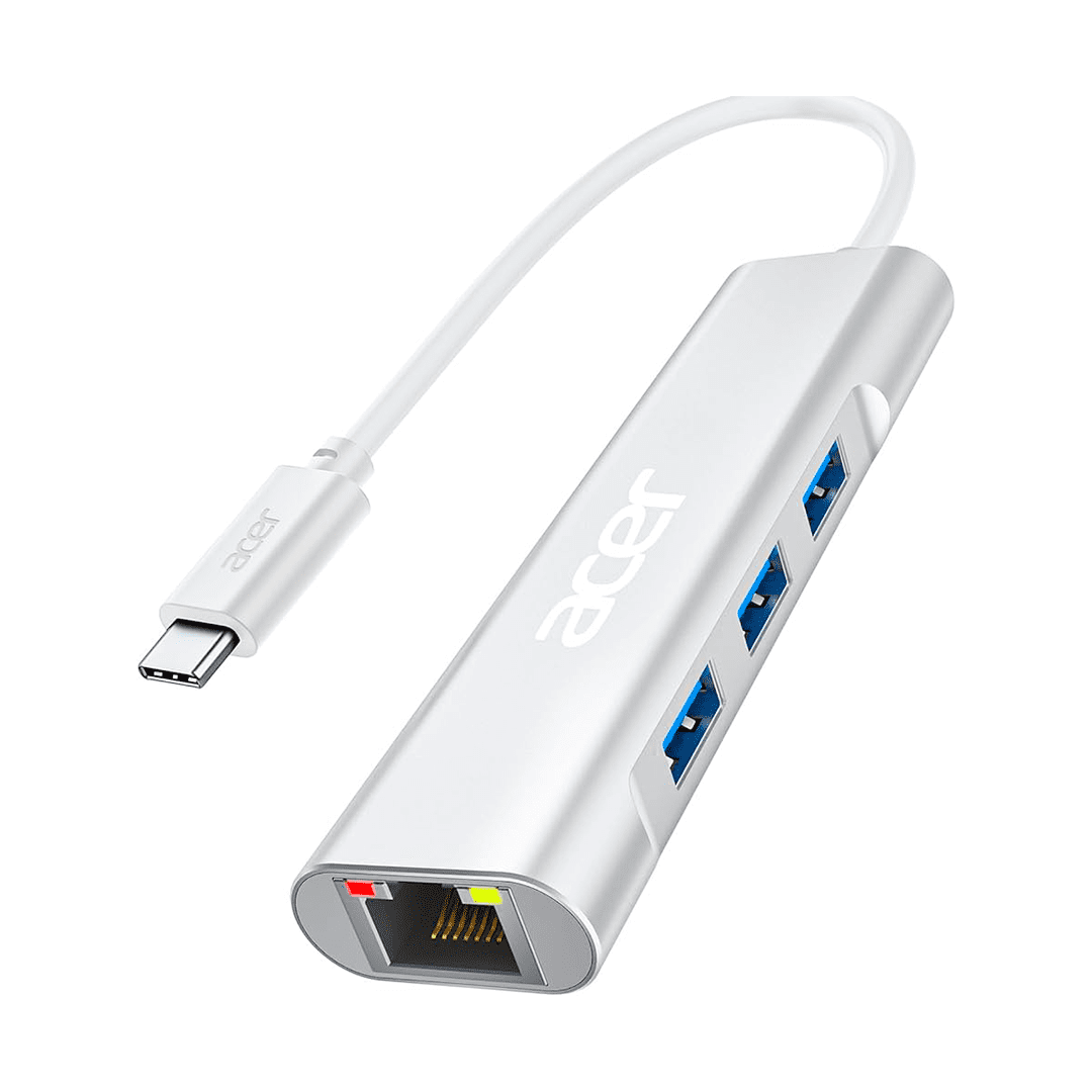 ADAPTADOR ACER MULTIPUERTO TIPO USB A / C 4 IN 1