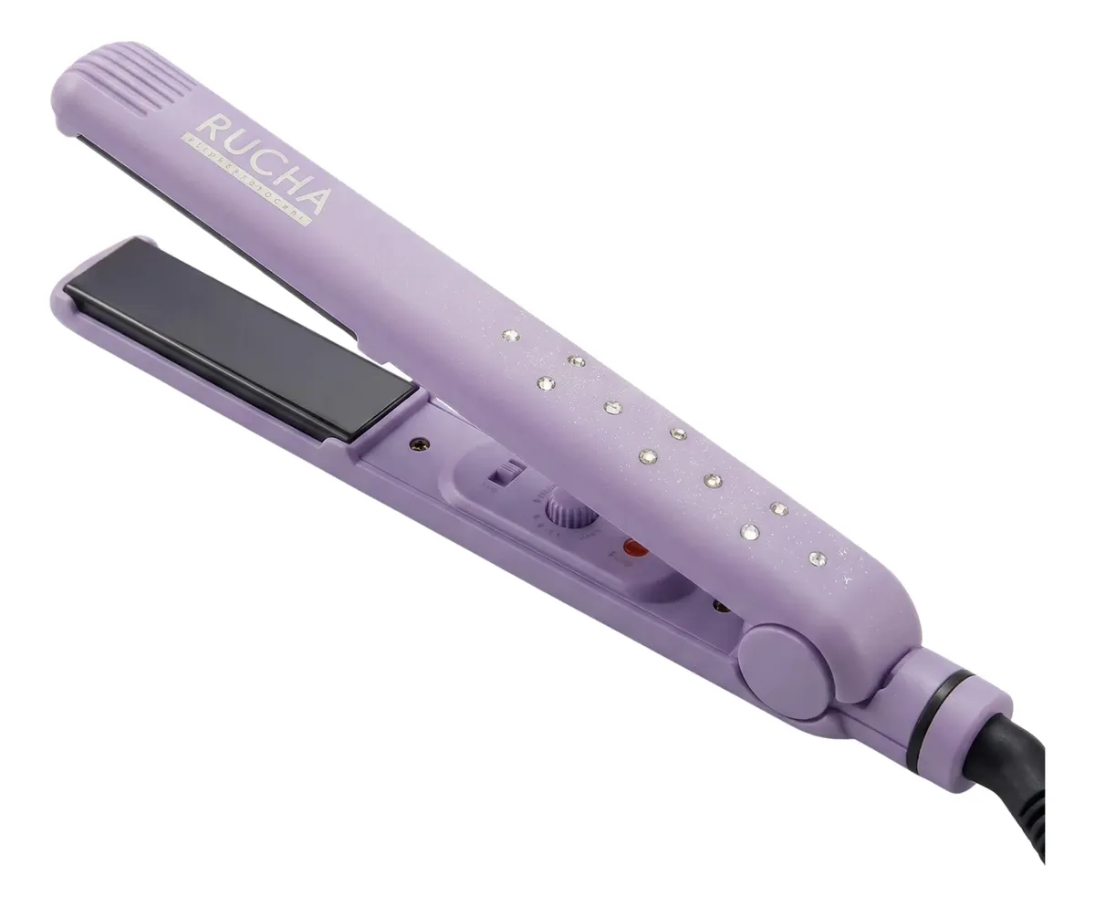 PLANCHA DE CABELLO RUCHA 05-01-0033 GLOW UP LILA 1"