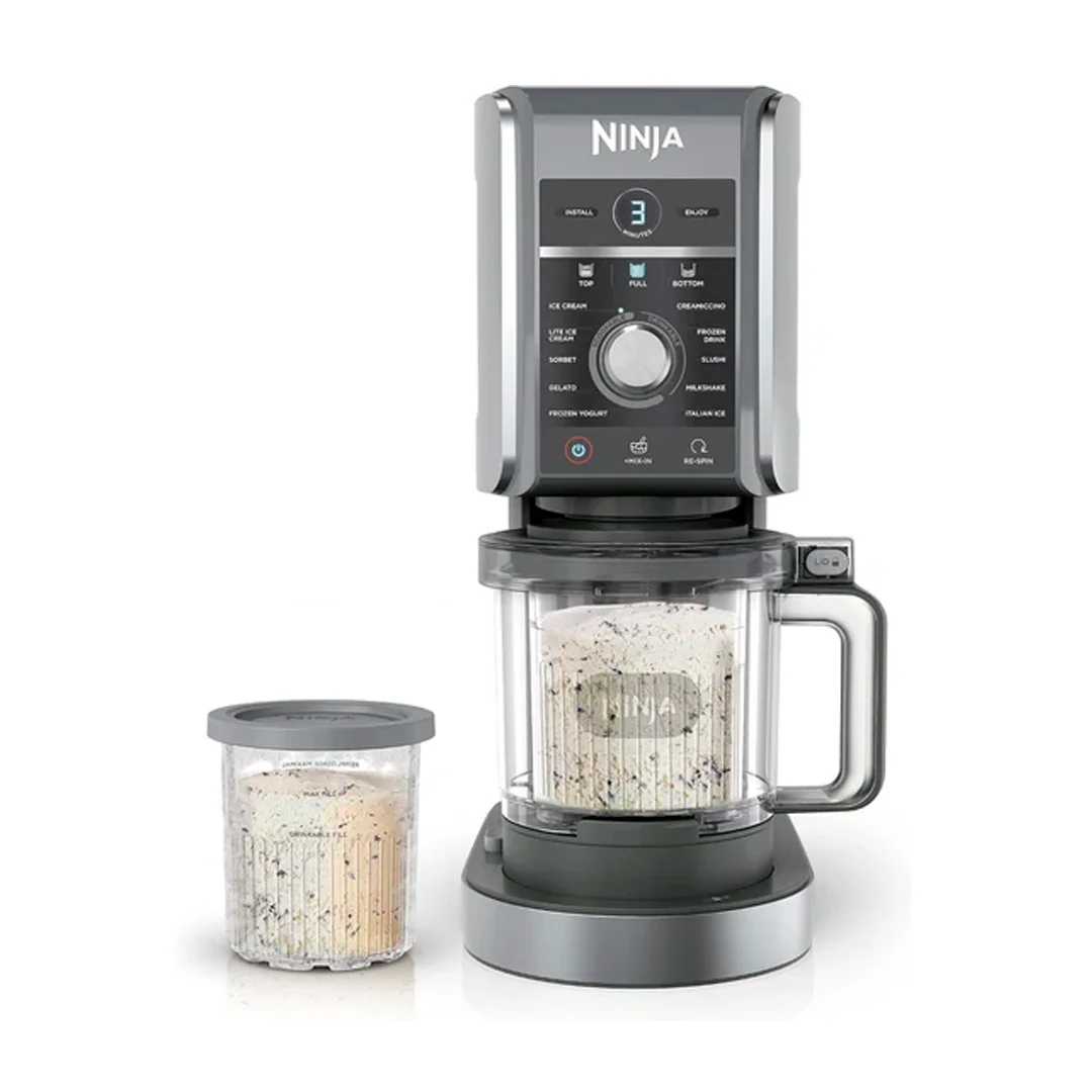 MAQUINA P/HACER HELADO/YOGURT NINJA NC501 11-IN-1ICE CREAM & FRONZEN