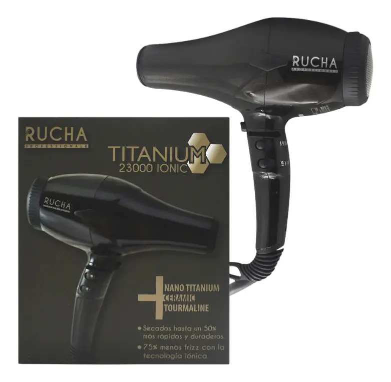 SECADOR D/CABELLO RUCHA TITANIUM 23000 05-03-0019 TORNASOL